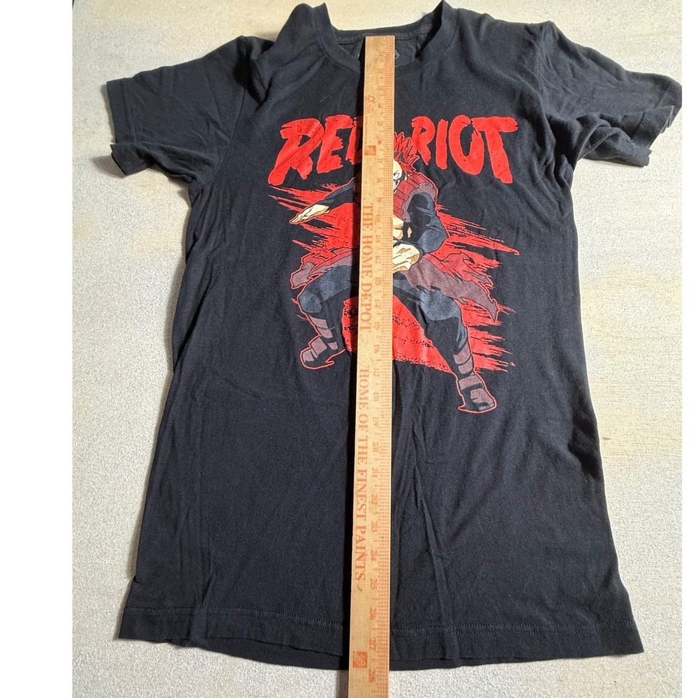 My Hero Academia Red Riot Eijiro Kirishima Black Graphic Shirt Mens Small-1085 - Picture 5 of 5